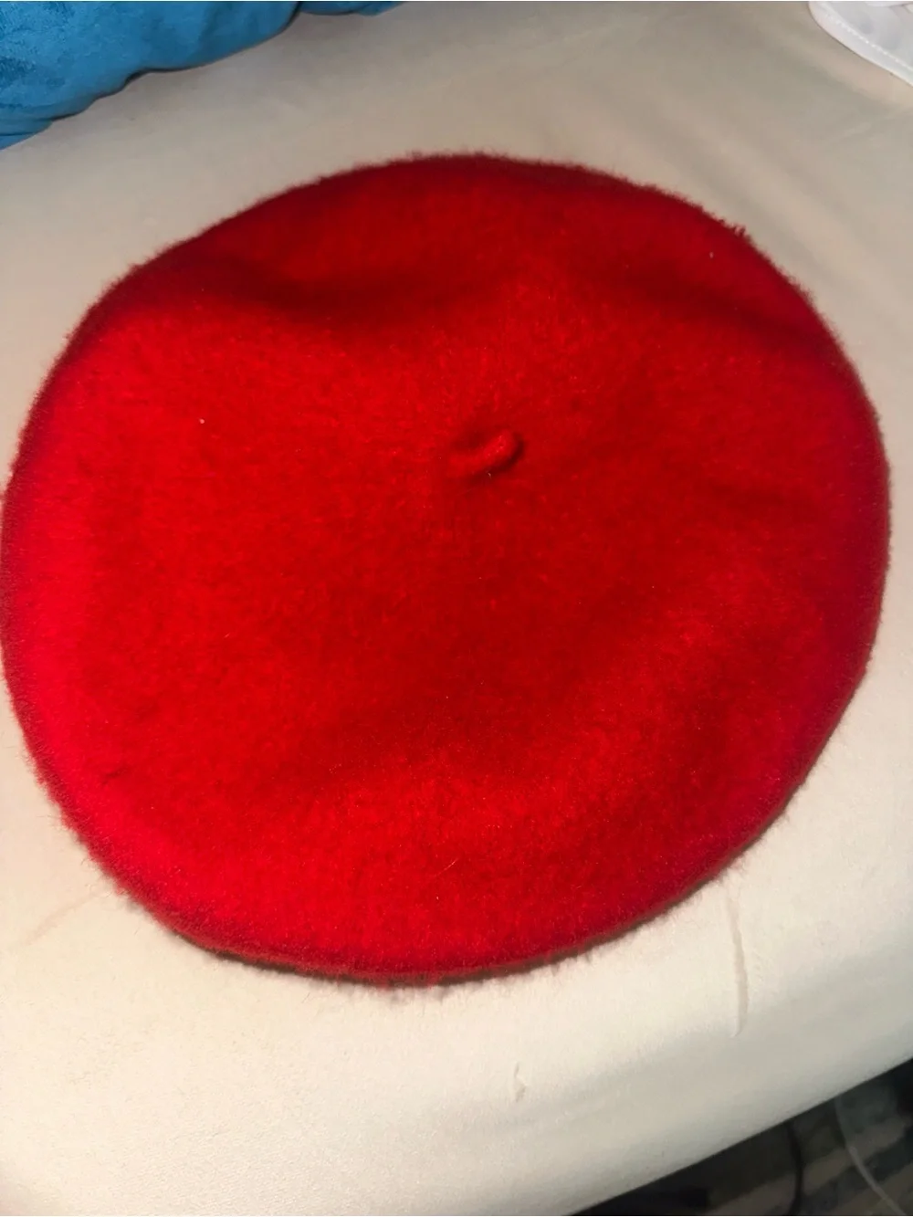 Classic Women's Red Wool Beret